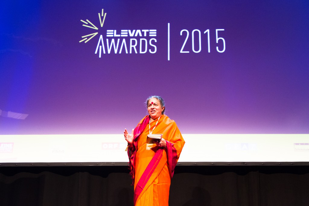 Vandana Shiva beim Elevate Festival